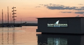 Chanel letters sign "Yacht club Sozopol